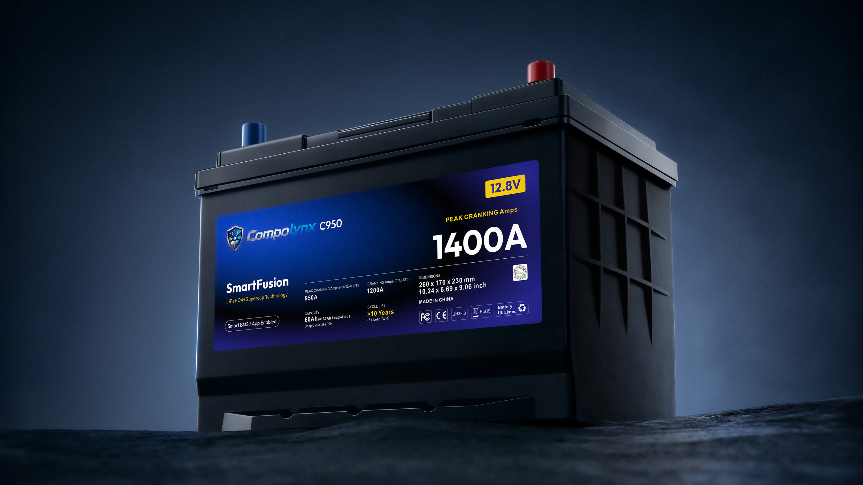 Hibrid start battery